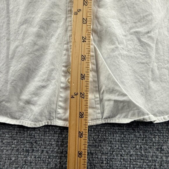 Faconnable 15.5 Club White Shirt Solid Button Up Long Sleeve Pocket Mens Spread - Picture 5 of 16